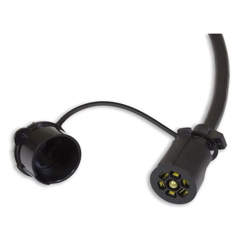 7 Way Trailer Plug Cover BLK